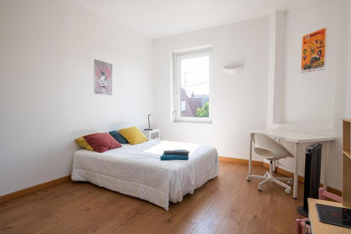 Maison Cosy 4 Chambres, Terrasse, Garage Prive Croix Buitenkant foto
