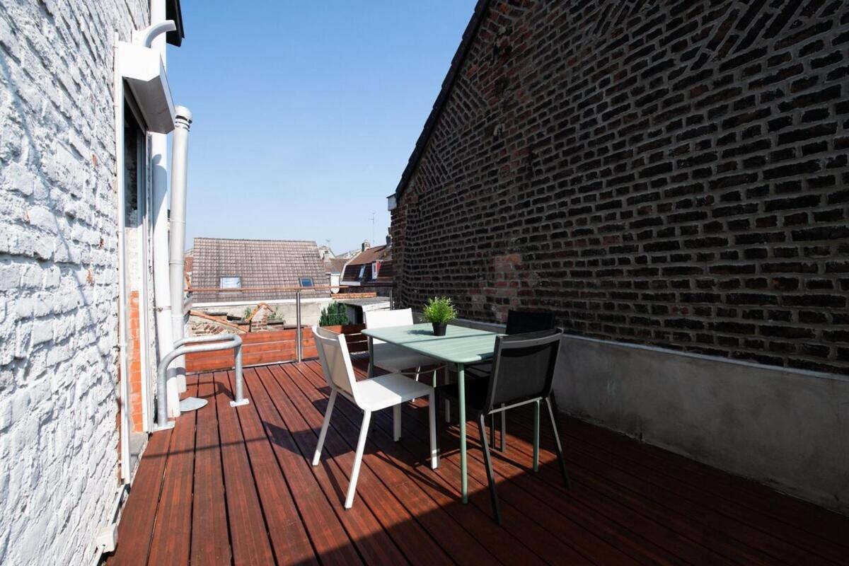 Maison Cosy 4 Chambres, Terrasse, Garage Prive Croix Buitenkant foto